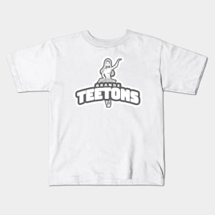 Grande Teetons blanc Kids T-Shirt